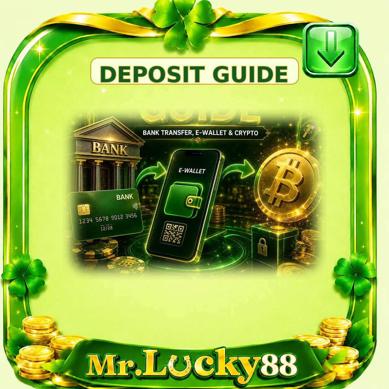 MrLucky88 Deposit Guide: Bank Transfer, E-Wallet, and Crypto