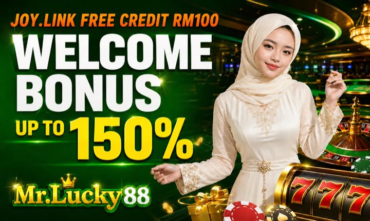 MrLucky88 welcome bonus up to 150 percent